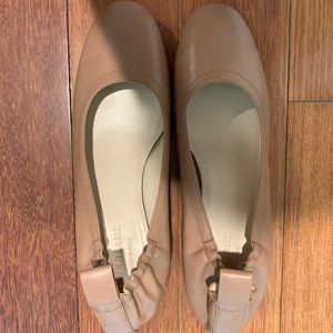 Everlane day heel size 7.5, color nude.